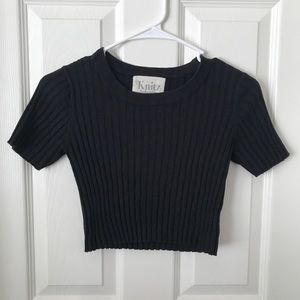 For Love and Lemons Knitz Crop Top